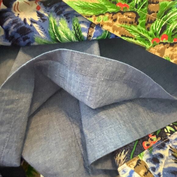 Talbots Wms 6 Sleeveless Hawaiian Tropical Print Shift Dress Resortwear Vacation - Picture 8 of 11